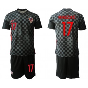 Fußballtrikots Kroatien Mario Mandzukic 17 Kinder Euro 2020 Kurzarm Auswärts-trikot kaufen